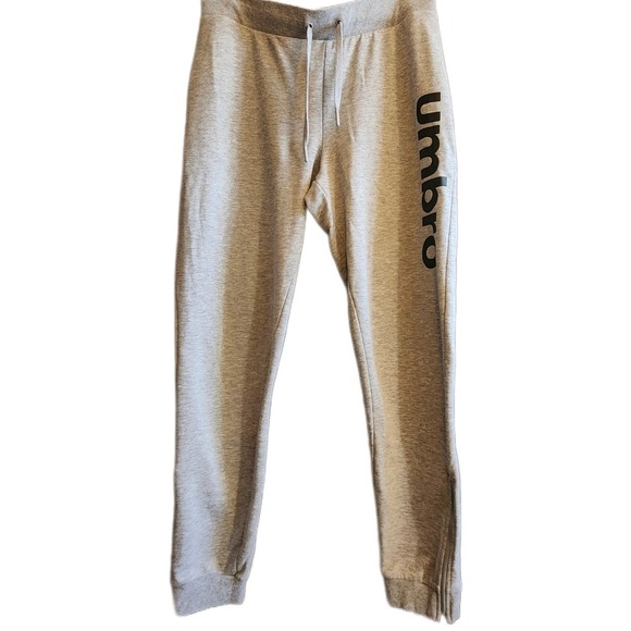 Umbro Other - Like New Umbro Jogger Sweatpants Mens Medium Gray Blokecore Athletic Fleece Logo